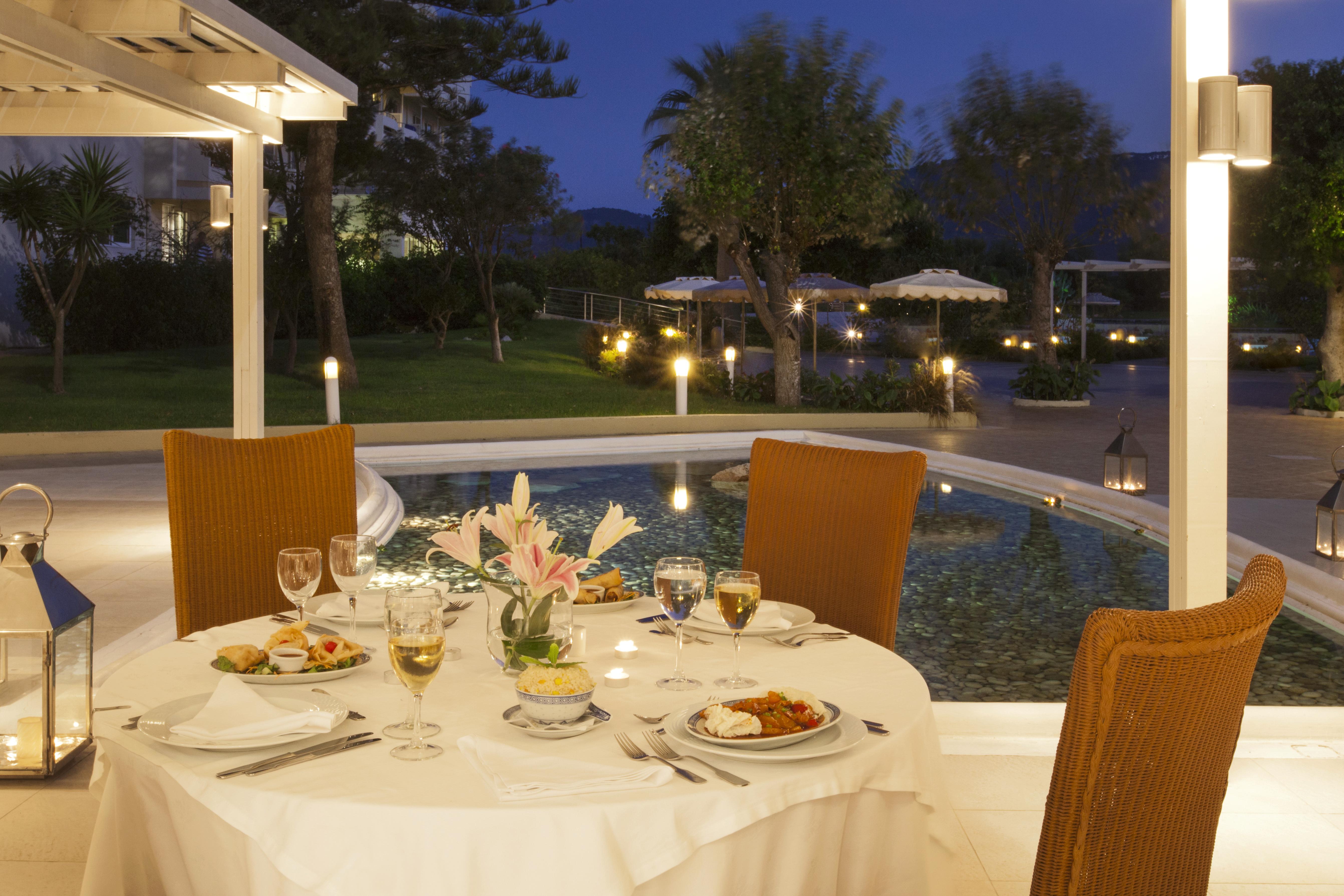Electra Palace Rhodes Ялисос Екстериор снимка The restaurant