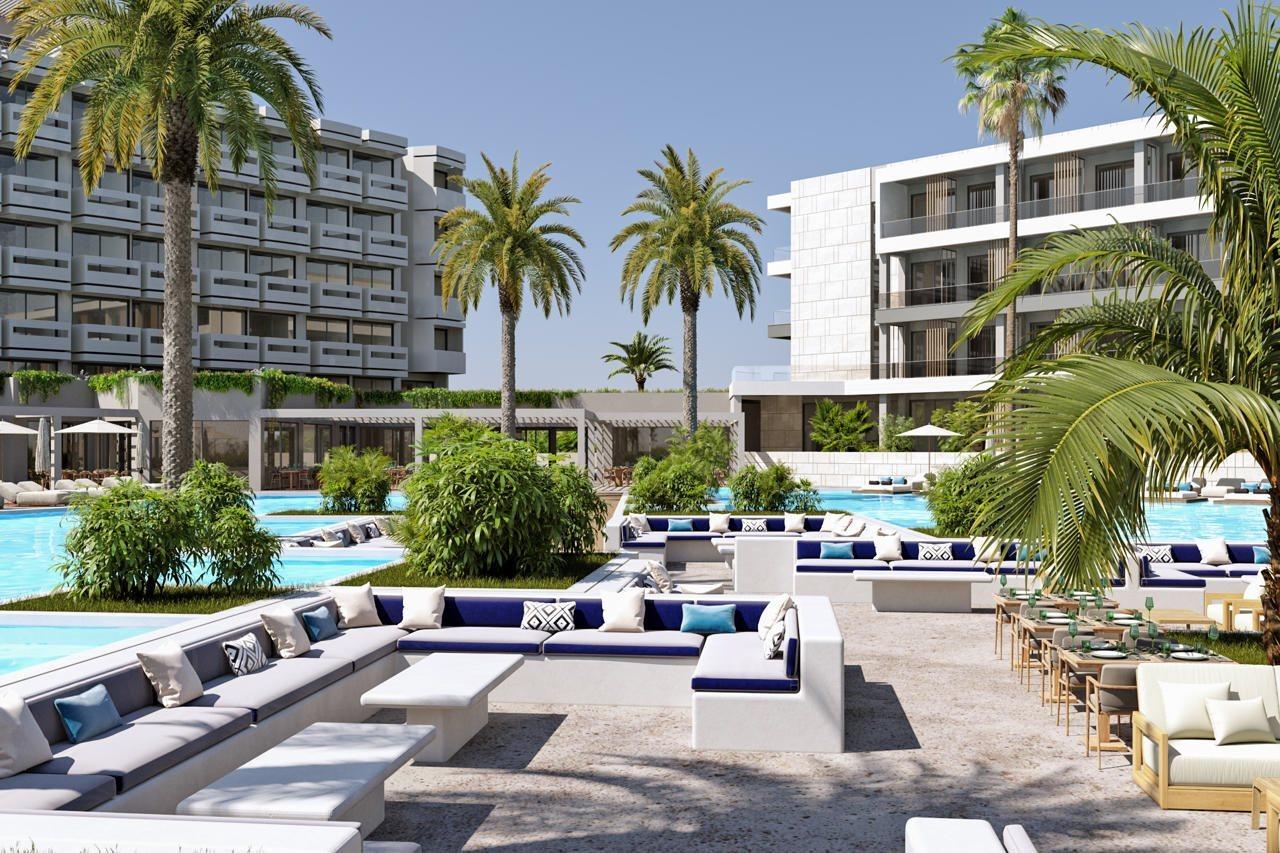 Electra Palace Rhodes Ялисос Екстериор снимка The resort's pool area